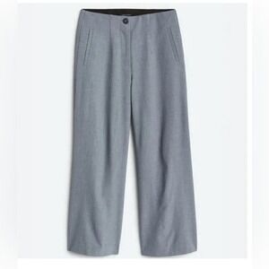 Violets & Roses Cosette Heather Thistle Blue Cropped‎ Wide Leg Trousers 6/28 NWT